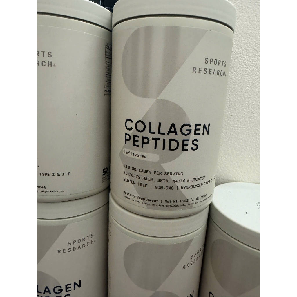 Bột Collagen Peptides Thủy phân Loại 1 & 3 của Sports Research - Thực phẩm bổ sung protein cho da, m