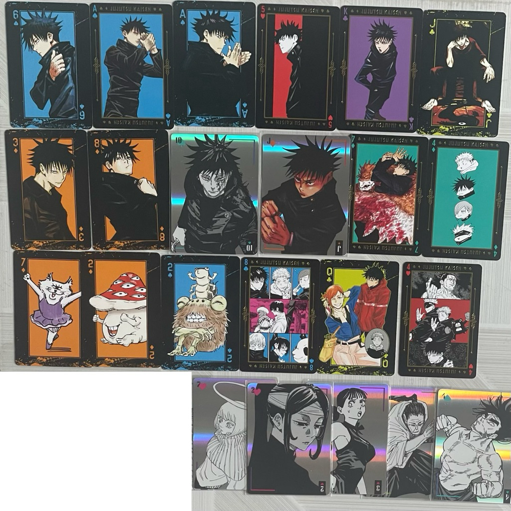 [Sẵn]Card Megumi Nobara thẻ bài chú thuật hồi chiến JUJUTSU KAISE JJK