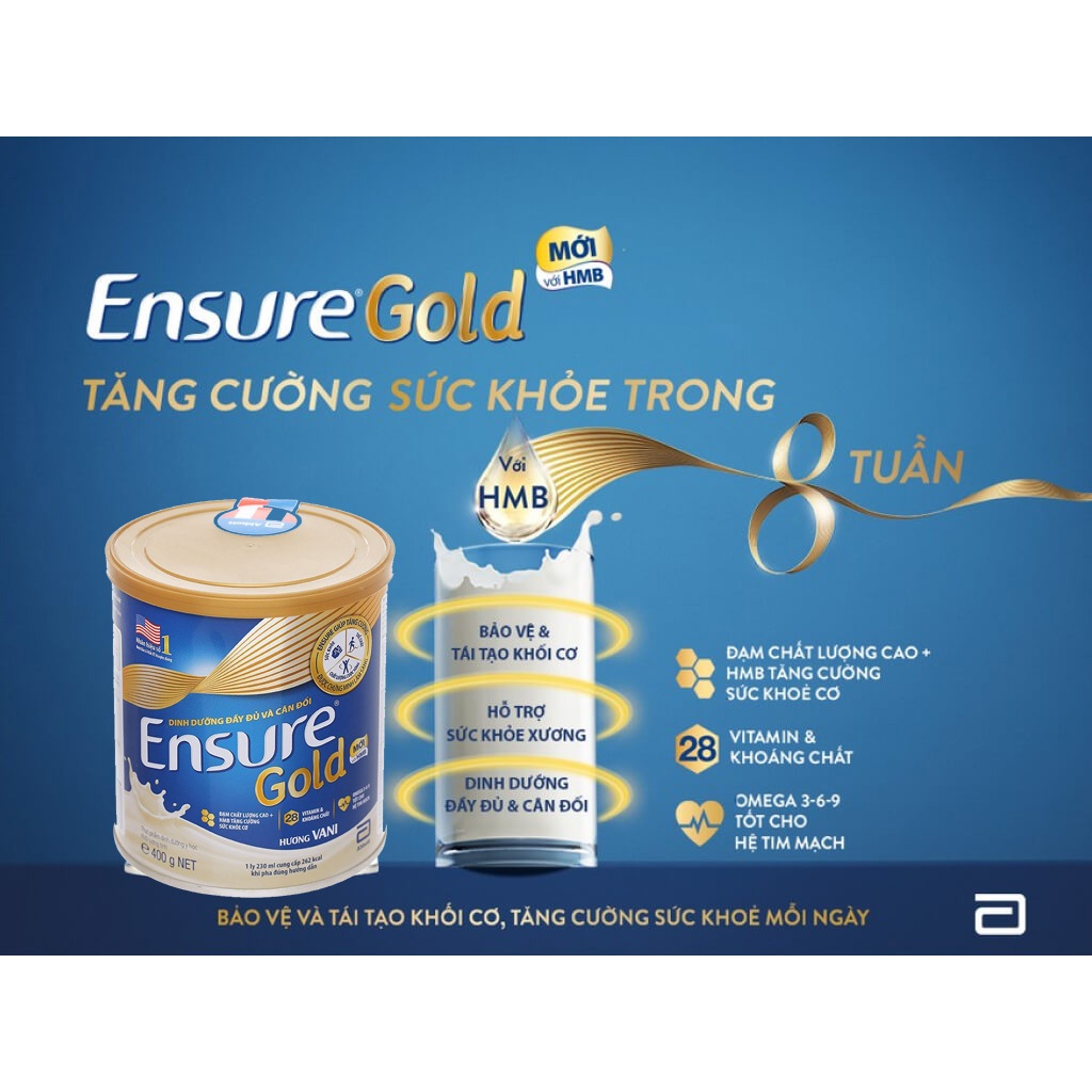 Sữa Ensure Gold hương Vani 400gr