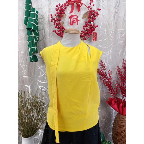 IVY thanh lý - Áo vàng sát nách bymo - SIZE S