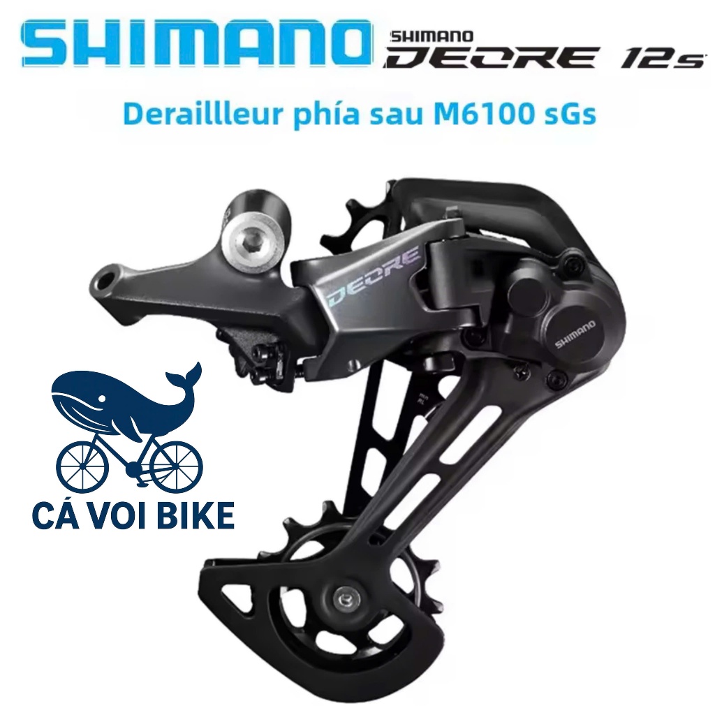 CÙI ĐỀ SAU - SHIMANO DEORE RD M6100 (12 TỐC ĐỘ), Củ đề SHIMANO DEORE RD-M6100, Cùi đề sau xe đạp MTB
