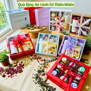 Set Quà Tặng 8/3 An Lành Sức Khoẻ Mừng Ngày Quốc Tế Phụ Nữ Cao Cấp Ý Nghĩa  An Toàn Từ Trà Thảo