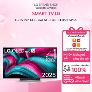 [Chỉ giao miền Trung] OLED55C5PSA - TV thông minh LG 55 Inch OLED evo AI C5 4K