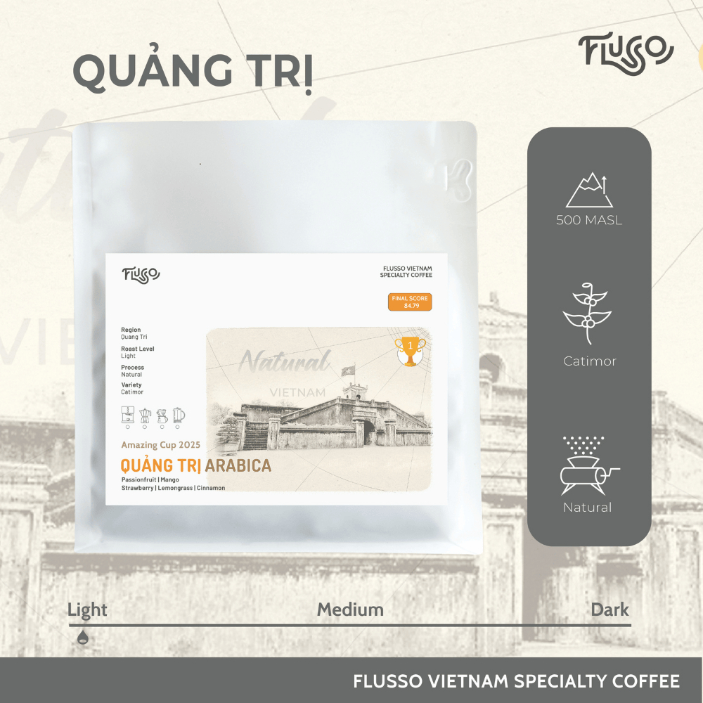 Cà phê Arabica Quảng Trị Vietnam Amazing Cup - 84.79 Điểm Nhà vô địch Amazing Cup 2025