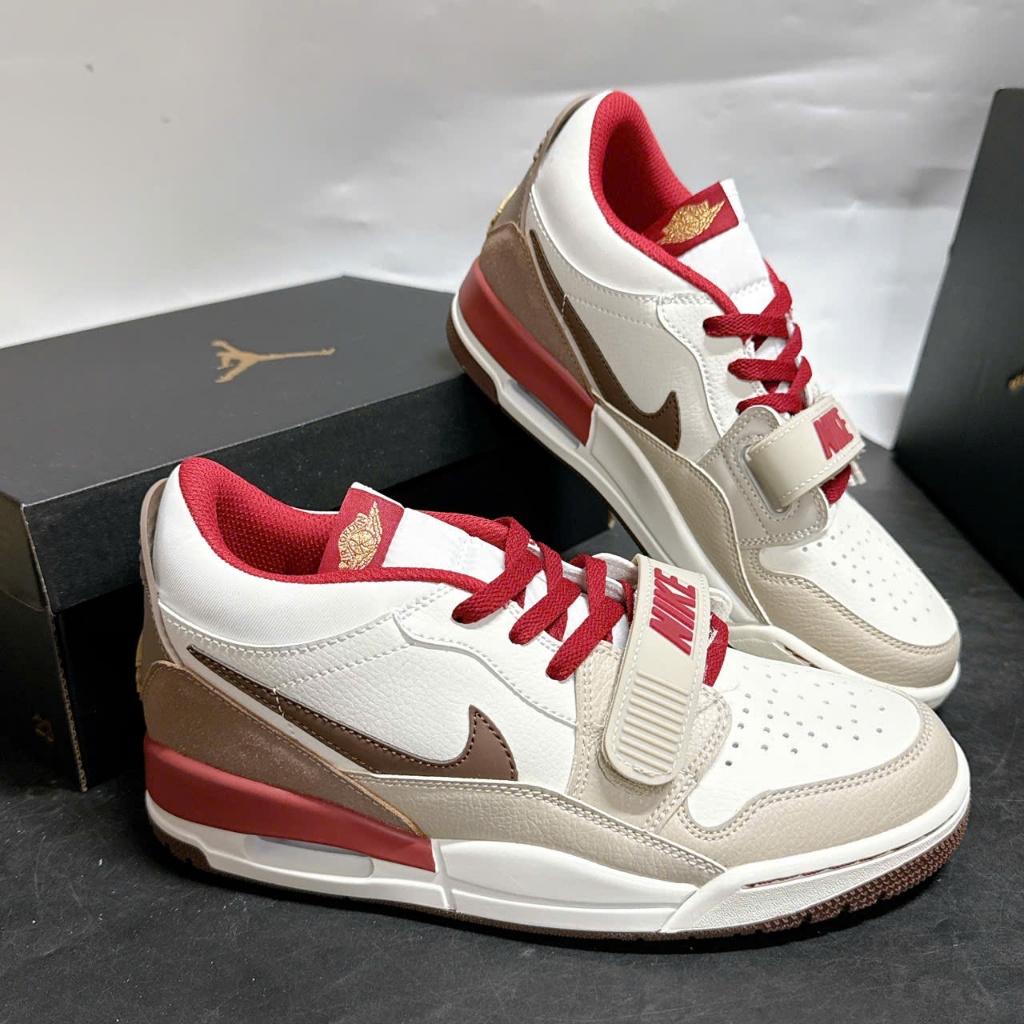 [Chính Hãng] Giày Sneaker_J.D Legacy 312 Kem Nâu Đỏ Cực Hot Cho Nam Nữ