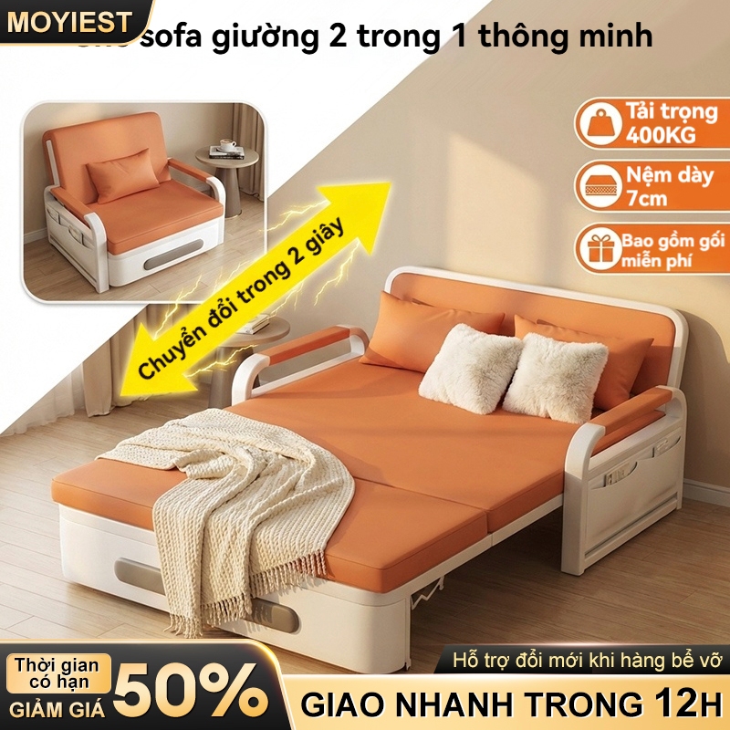 MY Ghế sofa giường căn hộ nhỏ kết hợp phòng khách và phòng ngủ ấm cúng và thoải mái | BigBuy360 - bigbuy360.vn