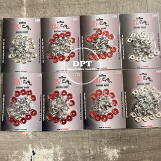 [HÌNH THẬT] COMBO ốc dàn áo mẫu Thái Inox 304 KÈM 10 LONG ĐỀN gắn cho nhiều dòng xe (Exciter-Wave-Sirius-Winner...)