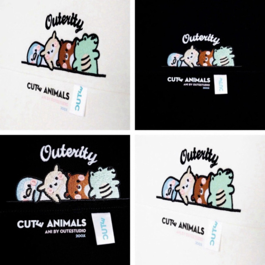 Áo Thun Baby Tee Outerity Animals / Unisex Local Brand 2026 | BigBuy360 - bigbuy360.vn