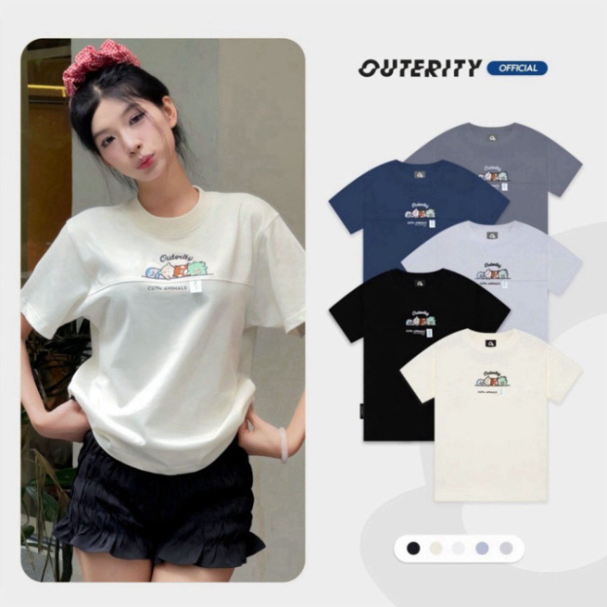 Áo Thun Baby Tee Outerity Animals / Unisex Local Brand 2026 | BigBuy360 - bigbuy360.vn