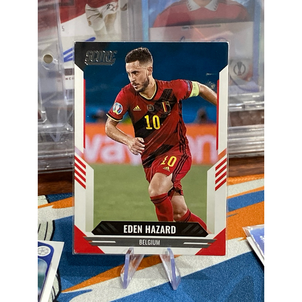 Thẻ Cầu Thủ Eden Hazard Panini Score Soccer 2021-22 Belgium Base No.16