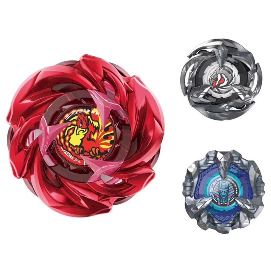 Beyblade X UX-07 Phoenix Rudder Deck Set Takara tomy nobox