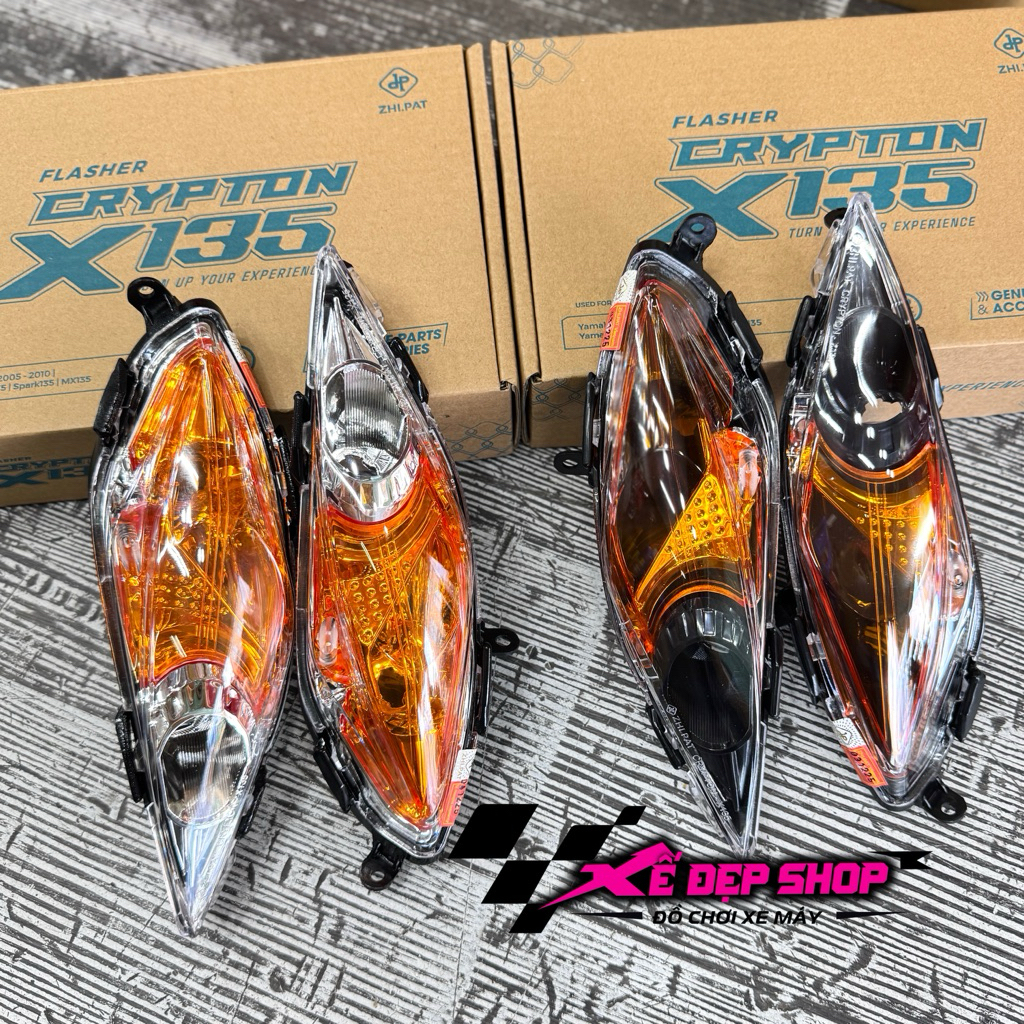 đèn xi nhan hy lạp Ex2010 Zhipat - đèn xi nhan Crypton X135 Ex2010 chính hãng