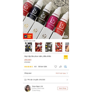 Mực tập Bio dùng trên da giả