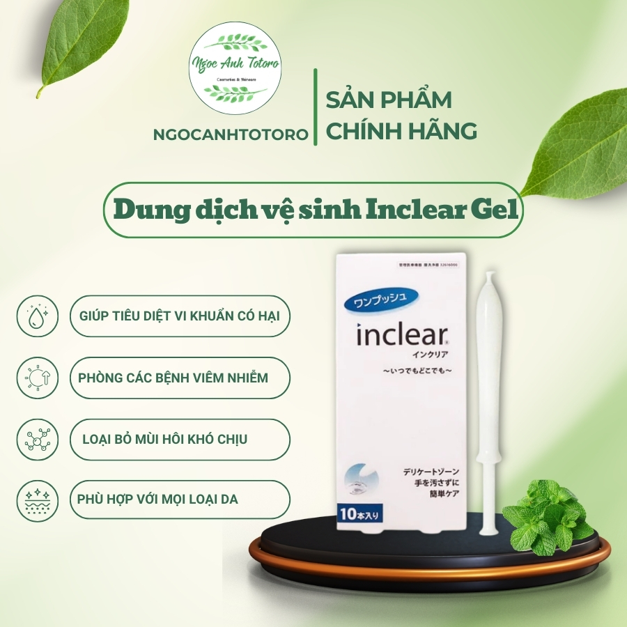 (Tách lẻ) ĐŨA THẦN INCLEAR DUNG DỊCH VỆ SINH PHỤ NỮ INCLEAR NHẬT BẢN HOT