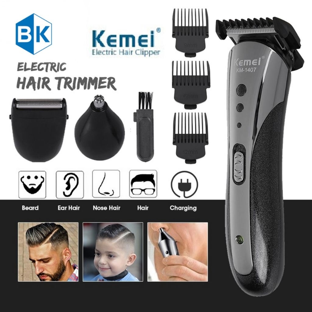 Tông đơ cắt tóc sạc pin Kemei KM-1407