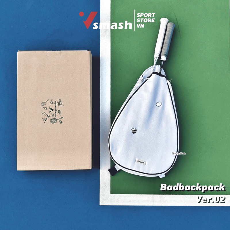 Balo Cầu Lông, Túi Tennis, Pickleball Đeo Chéo Vsmash Sportwear – Vải Oxford Cứng Cáp, Tiện Lợi, Thờ