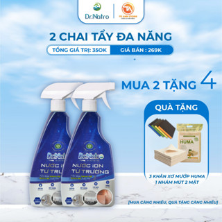 Combo 2 Tẩy đa năng Dr Natro - Tẩy rỉ sét, ố vàng trên bếp, rỗ nhựa, cửa sắt, đáy nồi, chảo