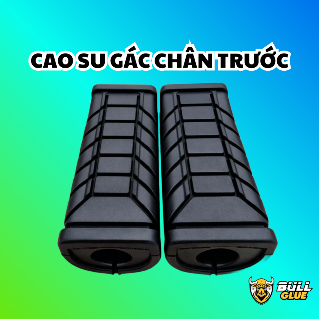 Cao Su Gác Chân Trước Kiểu KIJIMA – Siêu Bền, Chống Trượt, Êm Chân – Gắn Mọi Dòng Xe Số [Giá 1 cặp]