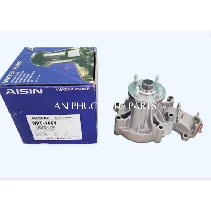 Bơm nước Fortuner, Hiace, Hilux 1KD, 2KD máy dầu 2005-2015 #Aisin WPT-166V |Toyota 16100-09260