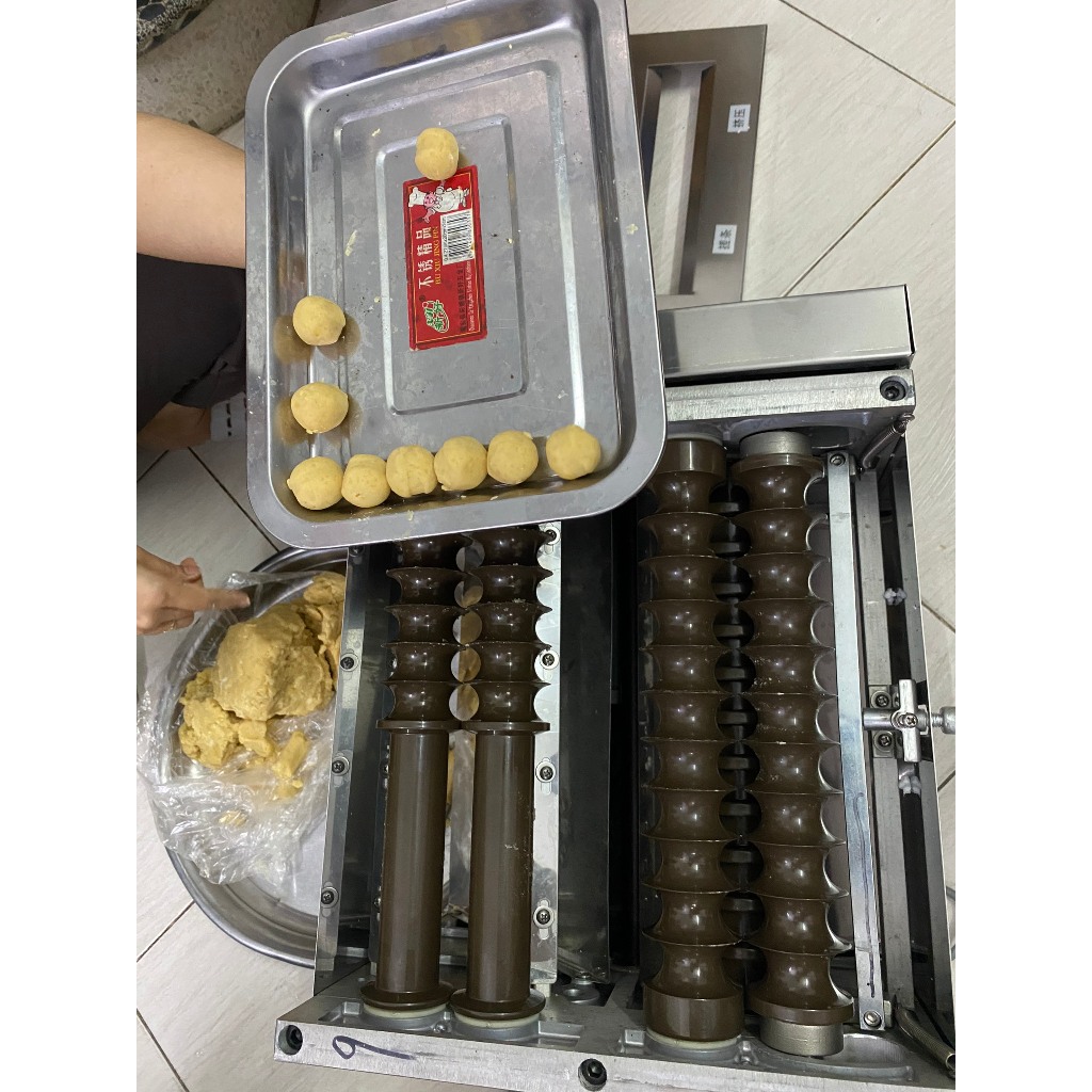 [SHOPPE MALL] Máy Vo Viên Nhân Đậu Xanh, Đậu Đỏ DZ40, Size 16mm [Bảo Hành]