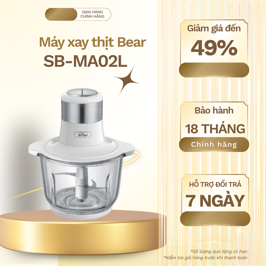 Máy xay thịt Bear 2L SB-MA02L