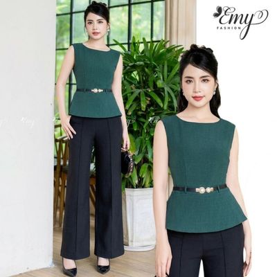 [LƯU Ý SẢN PHẨM CHỈ QUẦN] Quần Thiết Kế EMY Thời Trang Cao Cấp Q2012 Vải Kaki Nhung Sang Chảnh Đi Tiệc