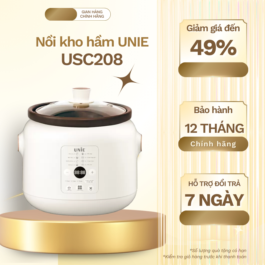Nồi kho hầm chuyên dụng UNIE USC208 - Điện Máy Nhật Hạ 2021