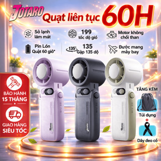 JOTARO JF30Ultra Cầm Tay Siêu Bền Pin Trâu, Chức Năng Lạnh, Gió Mạnh, Gấp Gọn Tiện Lợi, Bảo Hành 9 Tháng