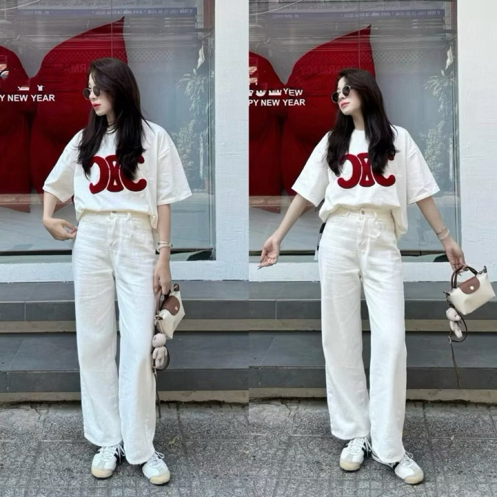 Quần xuông mac đỏ jeans 105cm