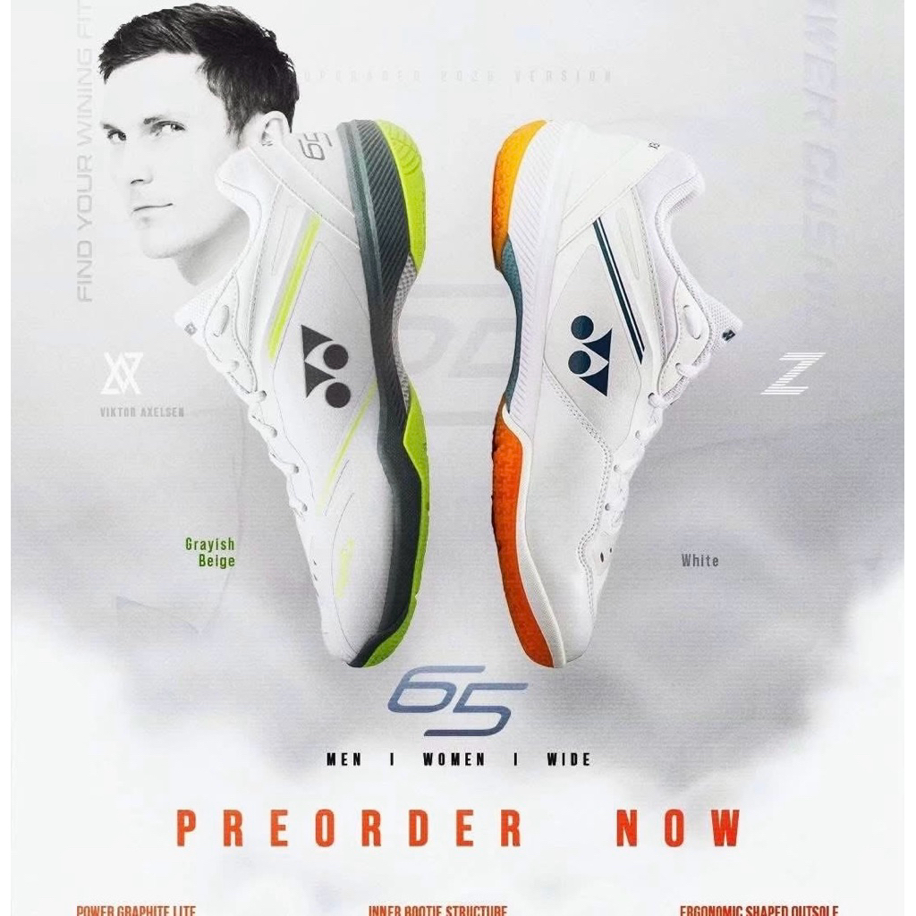 Giày cầu lông Yonex 65Z4 - 65Z4 VA bản fix 2026 chính hãng [ĐỦ SIZE 36-45] [INBOX TƯ VẤN SIZE]