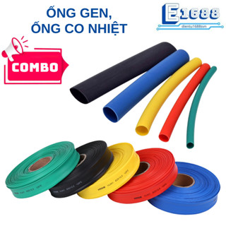 Ống co nhiệt, ống gen cách điện, ống bọc dây điện 1-20mm