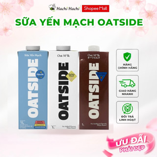 Thức uống sữa yến mạch Oatside vị nguyên bản/ socola 1L - Hachi Hachi Japan Shop