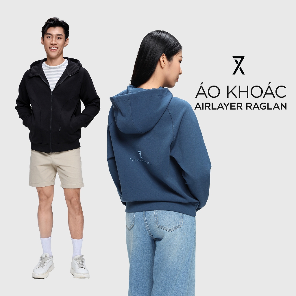 [MỚI VỀ] Áo Khoác Chống Nắng Nữ Couple TX Airlayer Thun Double Face Ver 2.0 Raglan Form Relax WOK 2066 | BigBuy360 - bigbuy360.vn