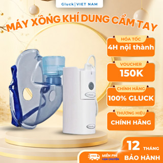 Máy Xông Mũi Họng Khí Dung Cần Tay GLUCK GC-10 Ngăn Ngừa Viêm Mũi Họng, Viêm Xoang Cho Bé Chính Hãng