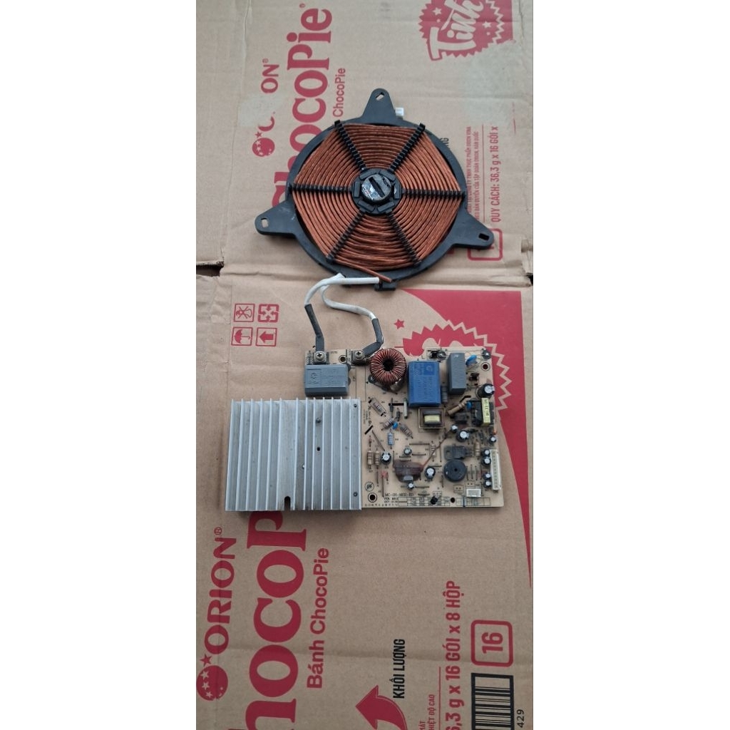 Mạch nguồn, mạch hiển thị bếp từ Midea MI SV21DG