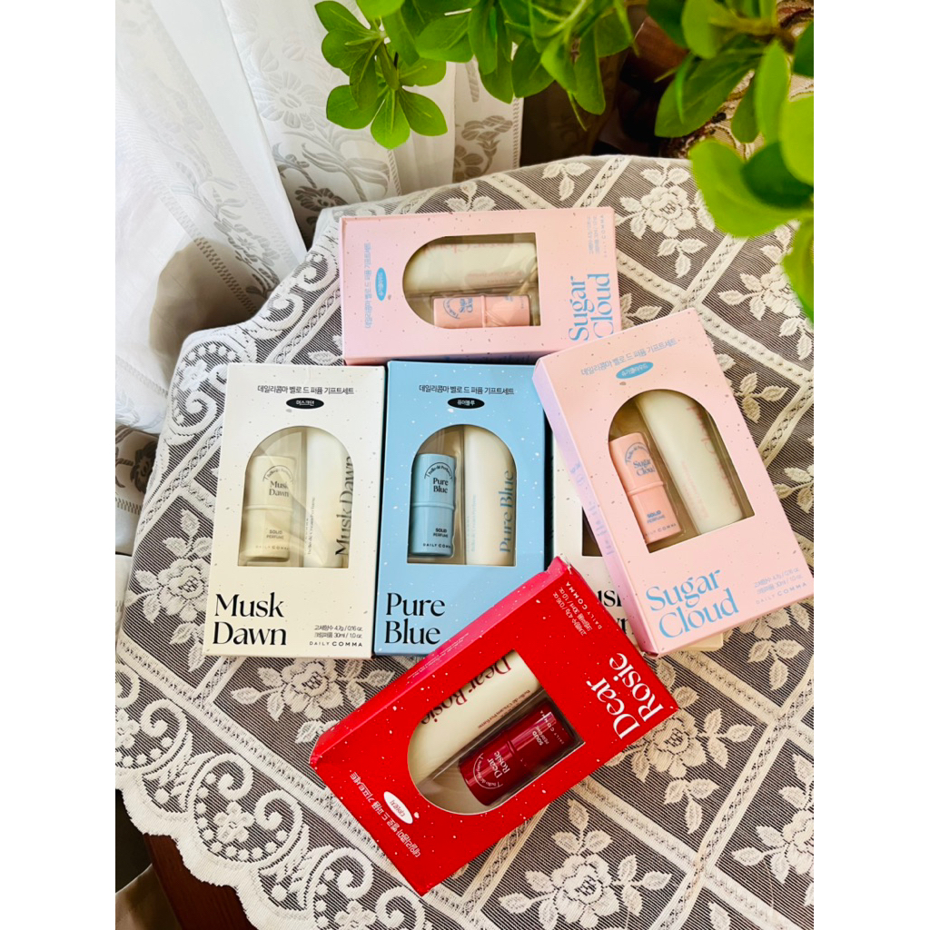 Set nước hoa sáp/kem Daily Comma Hàn