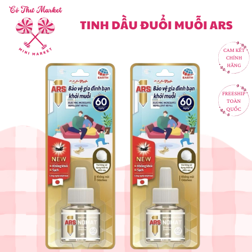 Tinh dầu Refill đuổi muỗi ARS Nomat P60 từ Nhật Bản Thay được cho nhiều máy Xông - CÔ THƯ MARKET