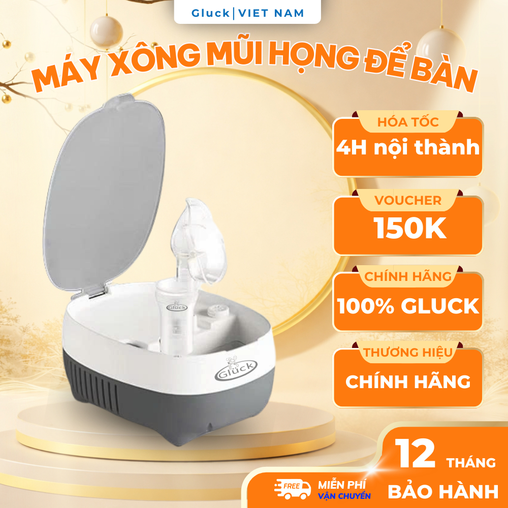 Máy Xông Khí Dung Để Bàn VP-C2A GLuck, Cho Trẻ Em Và Cả Người Lớn, Hãng Chính Hãng Bảo Hành 12 Tháng