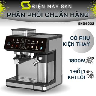 Máy pha cà phê tự động LUMABELLA LB54018 tự động xay hạt cà phê, đánh sữa, dễ sử dụng tại nhà SK04032