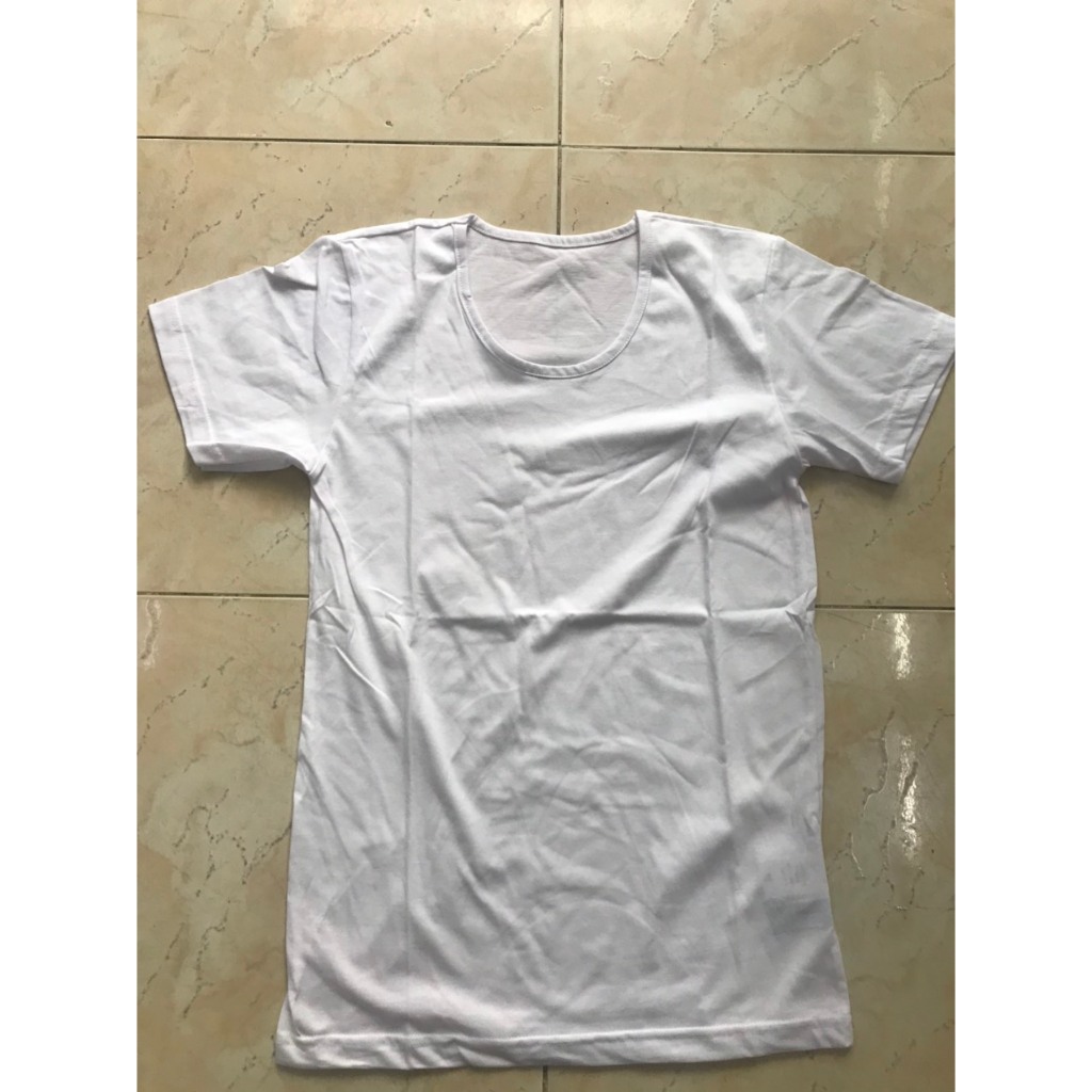 Áo thun cổ tròn màu trắng , xanh Chính Hãng Công ty Cổ phần 26