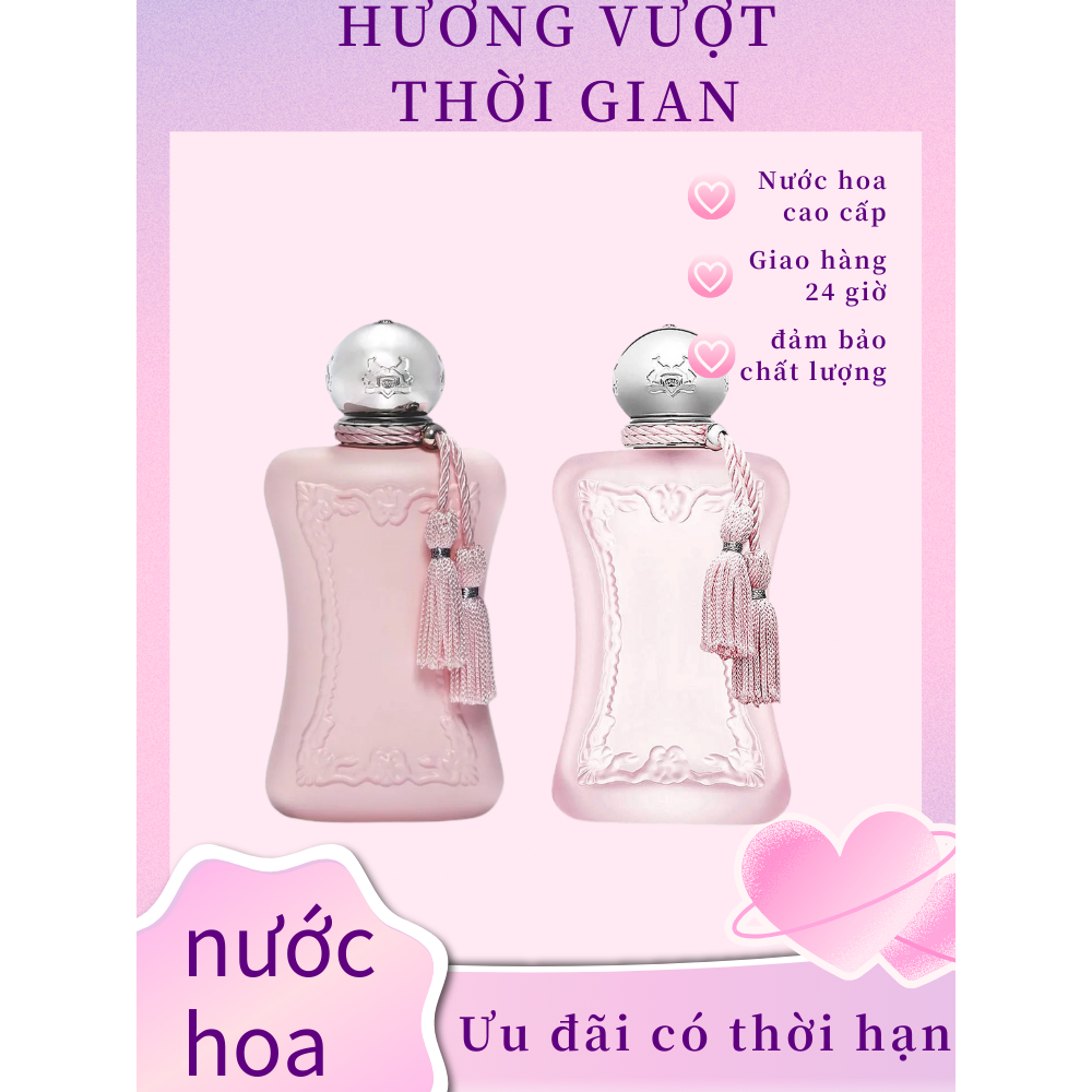 Nước Hoa Nữ Authentic 𝐏𝐚𝐫𝐟𝐮𝐦 𝐃𝐞 𝐌𝐚𝐫𝐥𝐲 Royal Essence Delina&Delina-Rose EDP 75ml/Authentic Women's Pe