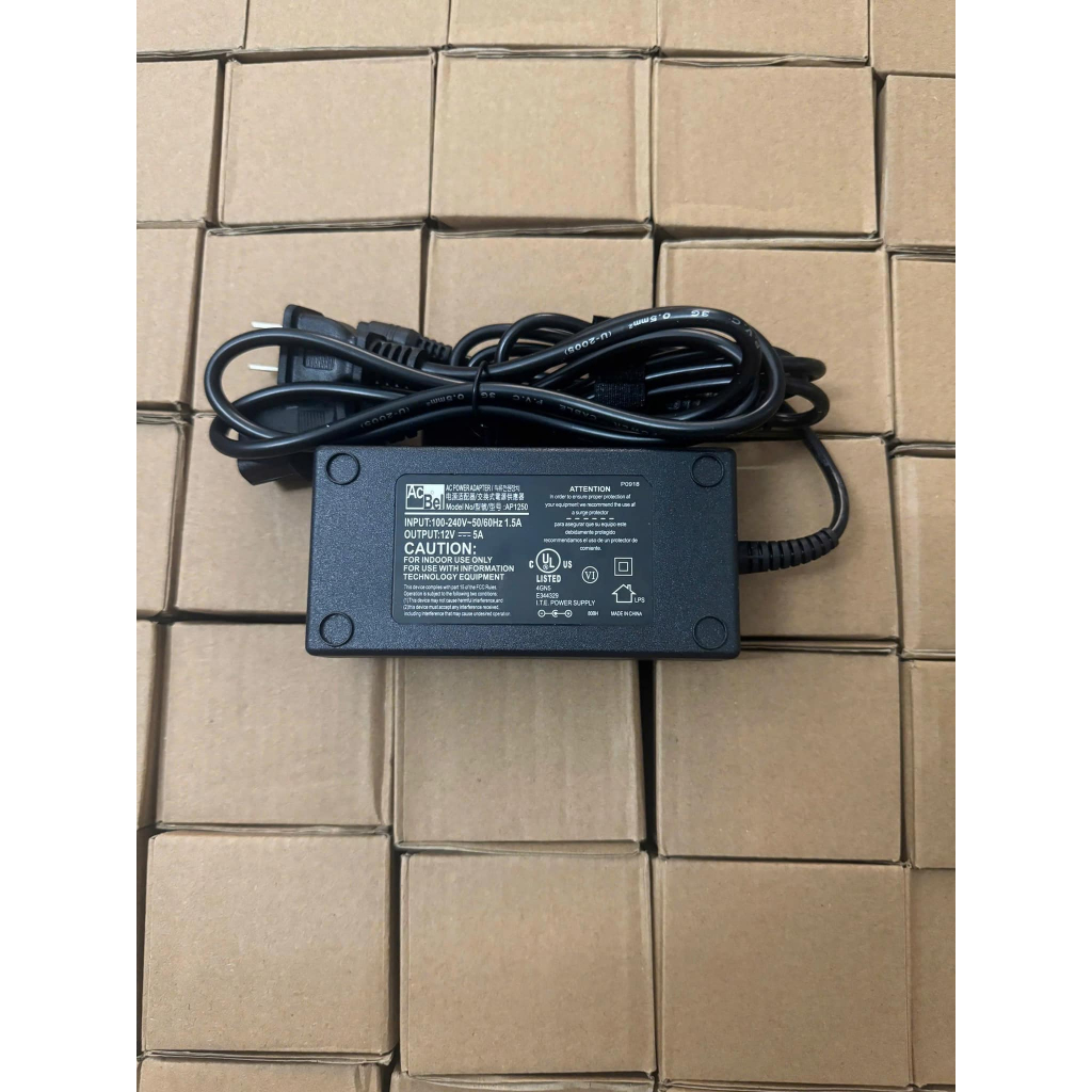 Nguồn 12V 5A Adapter 12V 5A hàng tốt giá sỉ nguồn cho máy bơm và camera