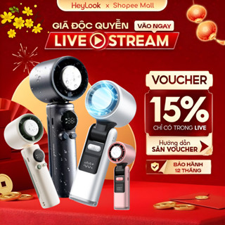 [XẢ HÀNG] Quạt Cầm Tay Tích Điện Mini Tốc Độ Gió Siêu Mạnh Pin 5000mAh, Quạt Sò Lạnh Gập Gọn Có Đèn Pin