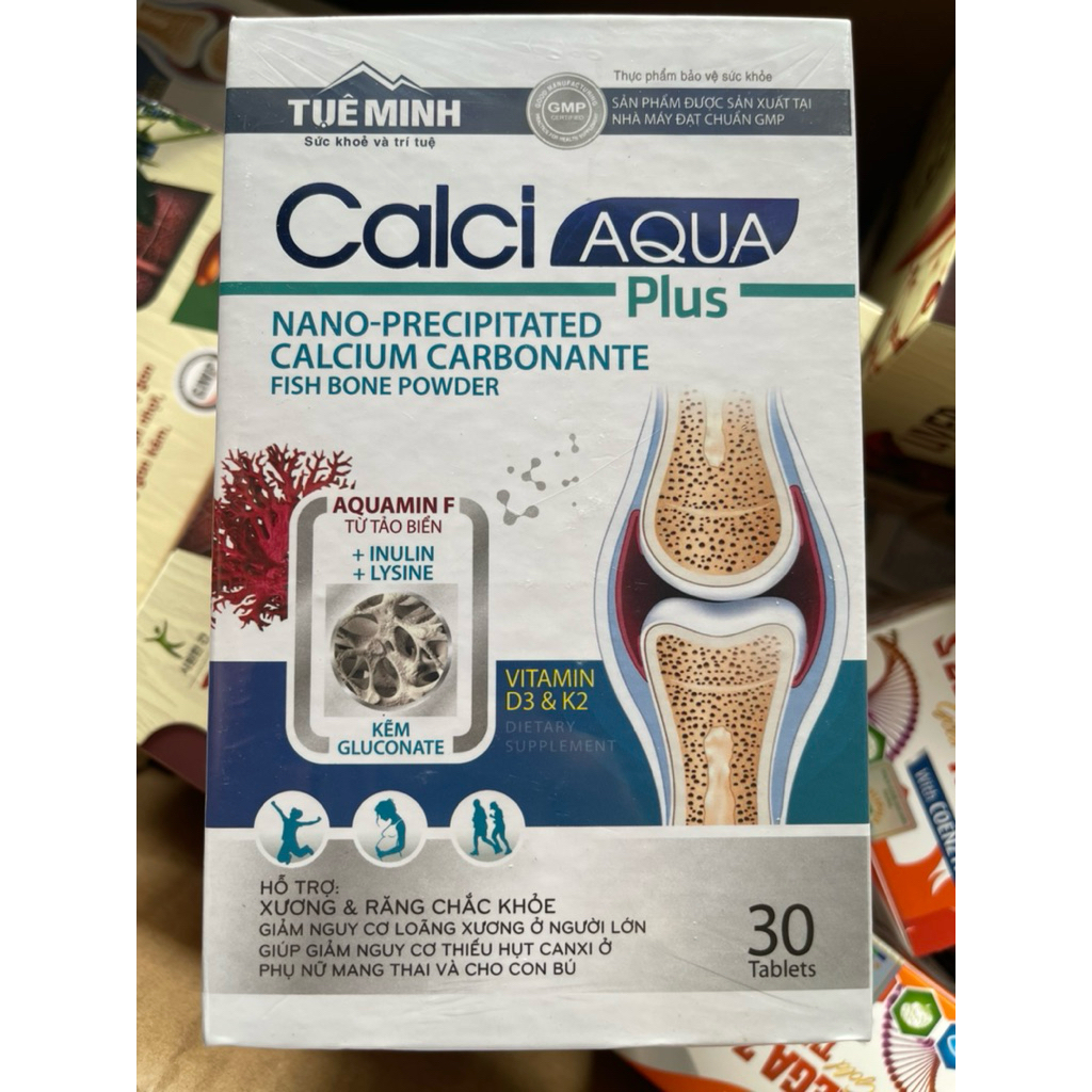 bổ sung CANXI HỮU CƠ từ tảo biển và bột xương cá (ngày 1 viên)