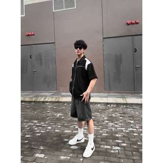 Áo sơ mi unisex cotton xuân hè South City Racing Shirt