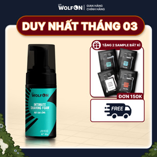 Bọt Cạo Lông LYD Wolf On Dành Cho Nam Và Nữ An Toàn Cho Niêm Mạc Chai 120ml