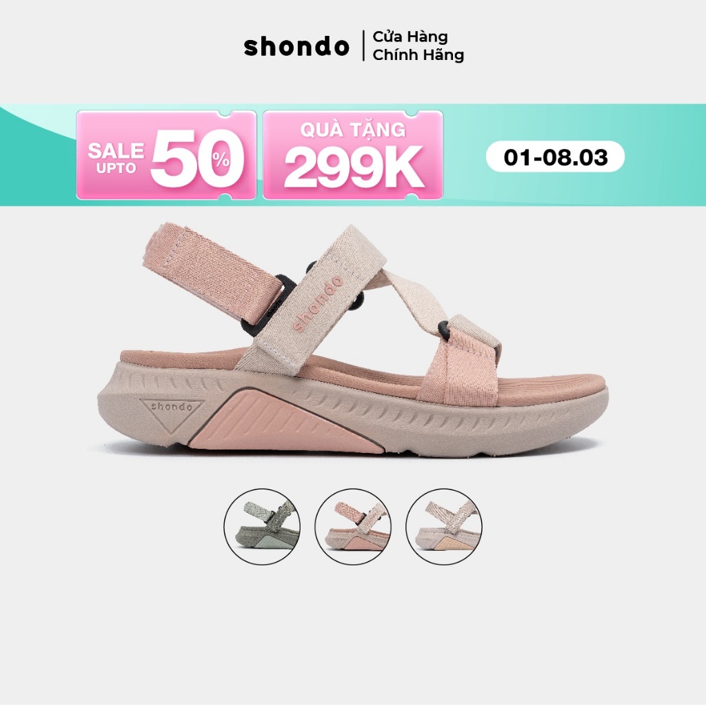 [MỚI - Độc quyền Shopee] Giày Sandal Unisex Shondo F7R Ver 2 Đế Cao 5cm Nhẹ Chống Trượt Nhiều Màu