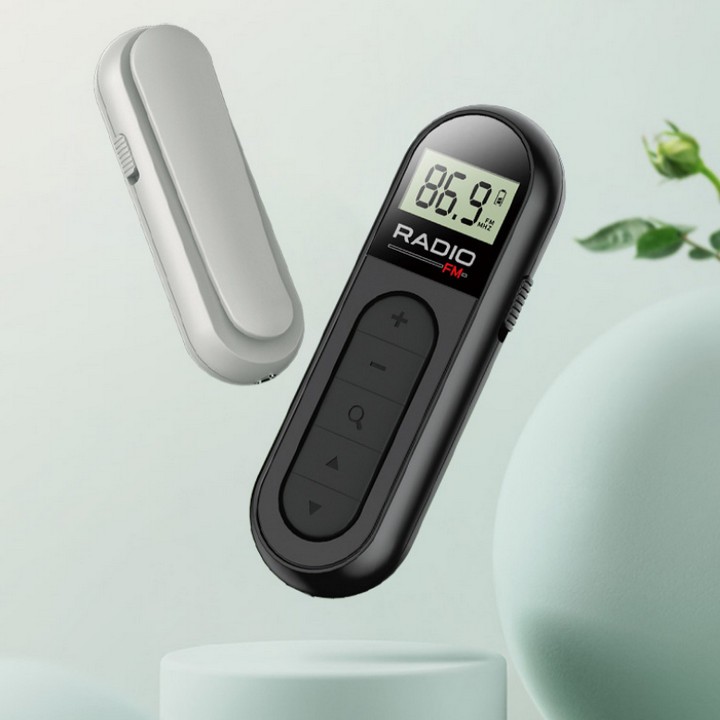 Máy Nghe Đài Mini FM Sạc USB Nhỏ Gọn Radio Pocket
