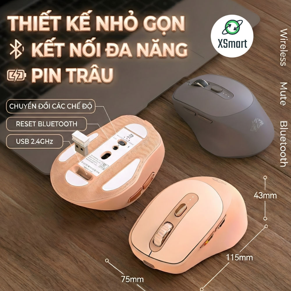 Bộ Bàn Phím Và Chuột Không Dây FreeWolf M87 Giả Cơ Full Led Lót Foam Giảm Ồn Pin Sạc Layout Win/Mac | BigBuy360 - bigbuy360.vn