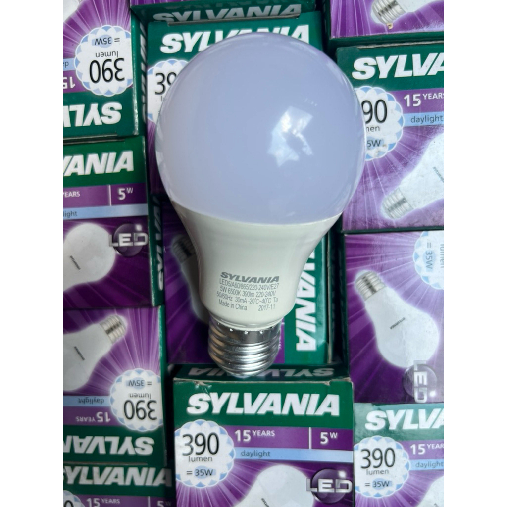 Bóng Đèn LED (A60 bóng to) SYLVANIA Abulb 5W/810lm/6500K/E27/A60 - Ánh Sáng Trắng - Hàng Chính Hãng